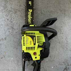 Poulan P3314 14 Inch Chainsaw Selling As Is Been Sitting