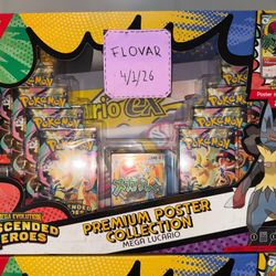 Pokemon Ascended Heroes Premium Poster Collection (Lucario/Gardevoir)