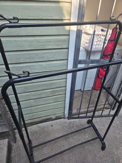 2 rod clothes stand