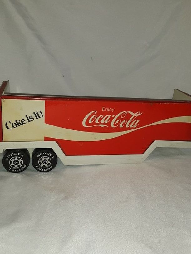 1980 Buddy L Coca-Cola Toy Semi Truck Trailer Only