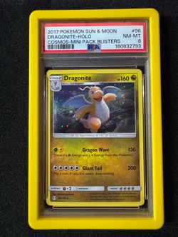 Dragonite Cosmos Holo Promo Psa 8 w/ Gaurd