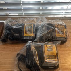 New Dewalt Charger 12V/20V $25 Each-Cada Uno Firm-Firme