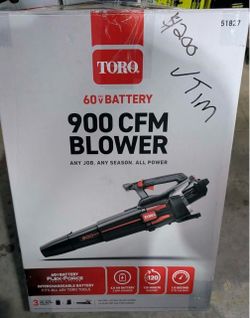 Toro 60V 900CFM Cordless Blower