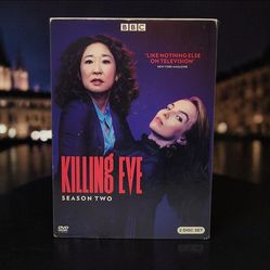 Killing Eve: Season Two (DVD, 2019) Sandra Oh/Jodie Comer/Fiona Shaw/ Kim Bodnia 2-Disc Set New Sealed. This item is the Killing Eve: Season Two DVD b