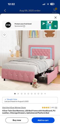Twin bed frame