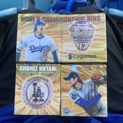Shohei Ohtani Dodgers Replica World Championship Ring $60 each