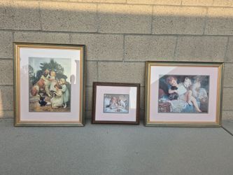 3 Antique Paintings
