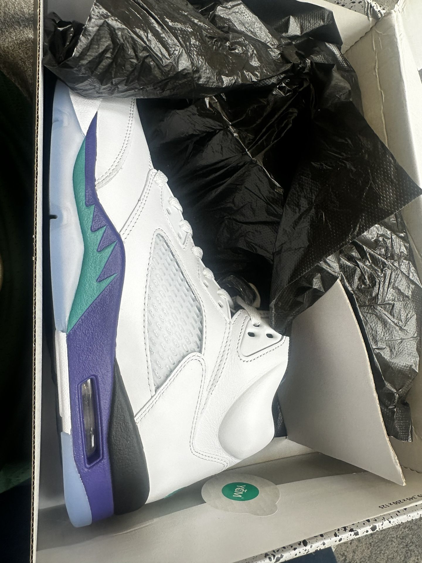 AIR JORDAN 5 GRAPES SIZE 9 DS