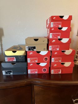 10 + Empty NIKE Shoeboxes 
