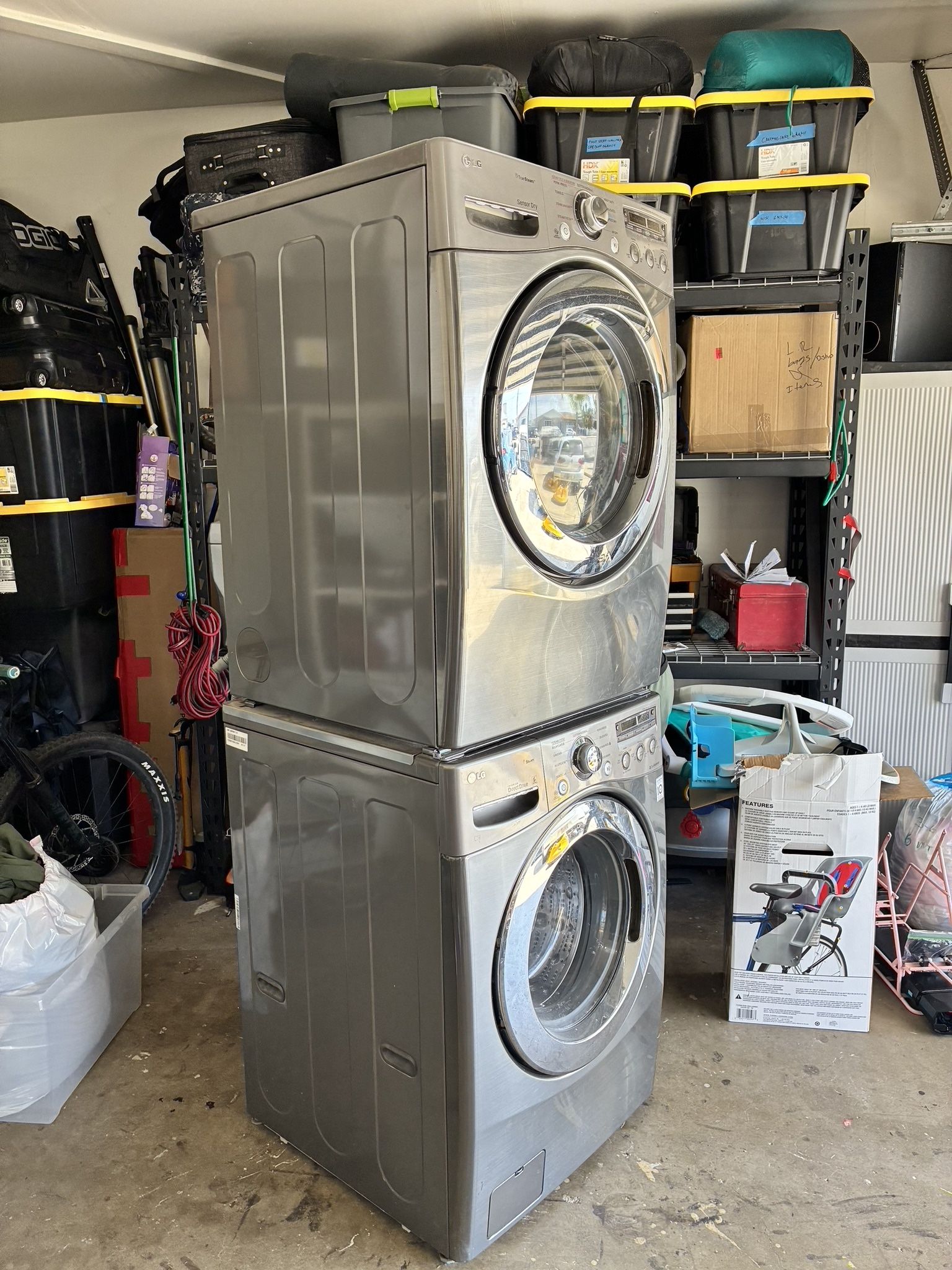 LG Washer + Gas dryer