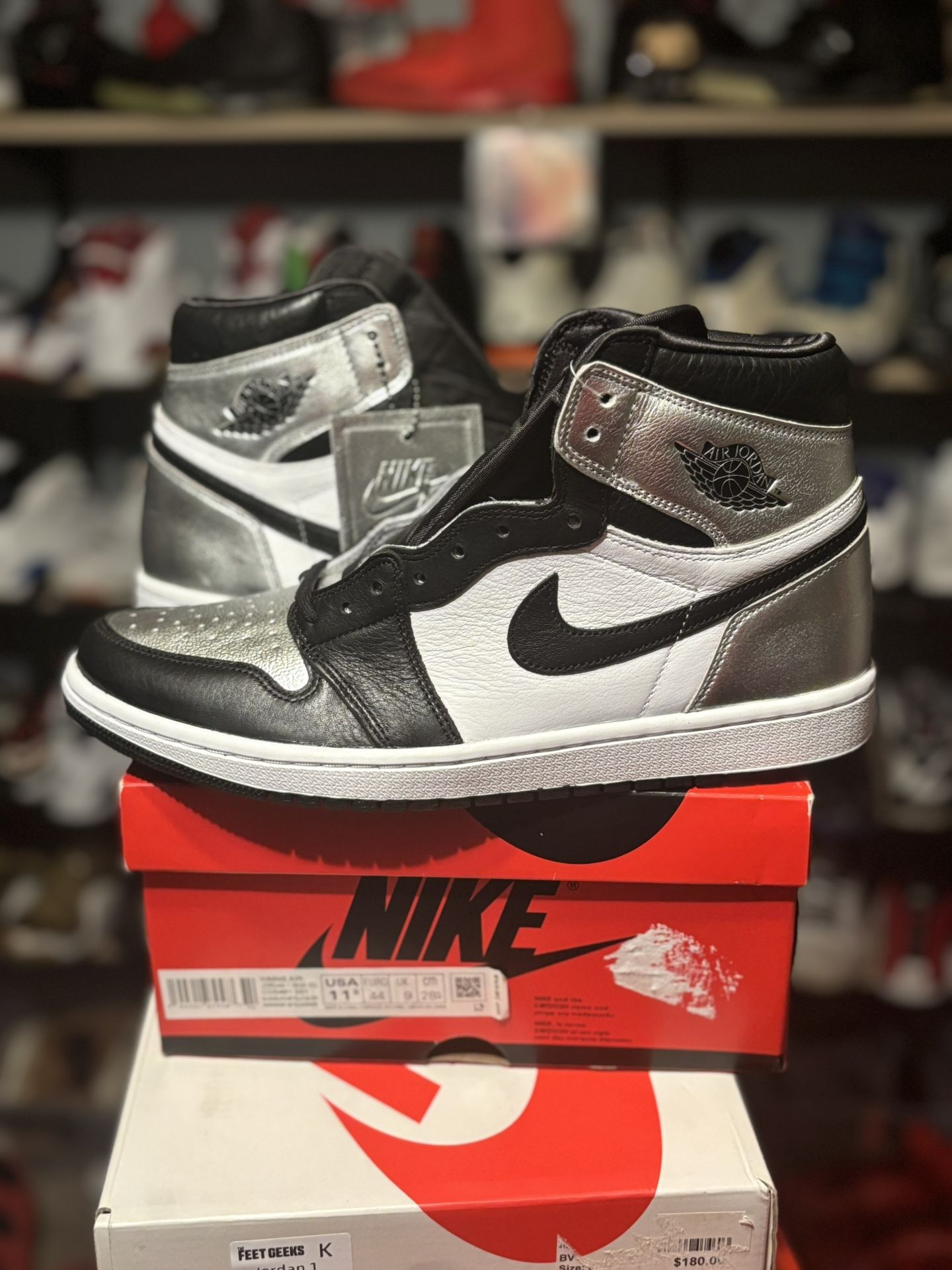 Air Jordan 1 Silver Toe Men’s Size 10