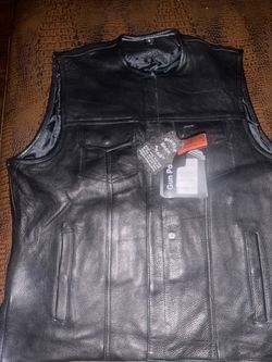 leather vest