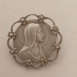 Virgin Mary Brooch