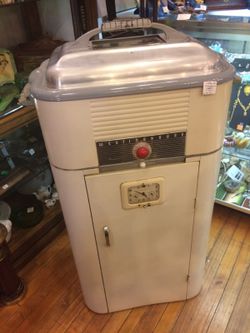 Mid Century Westinghouse Roaster Roasting Oven In Cabinet