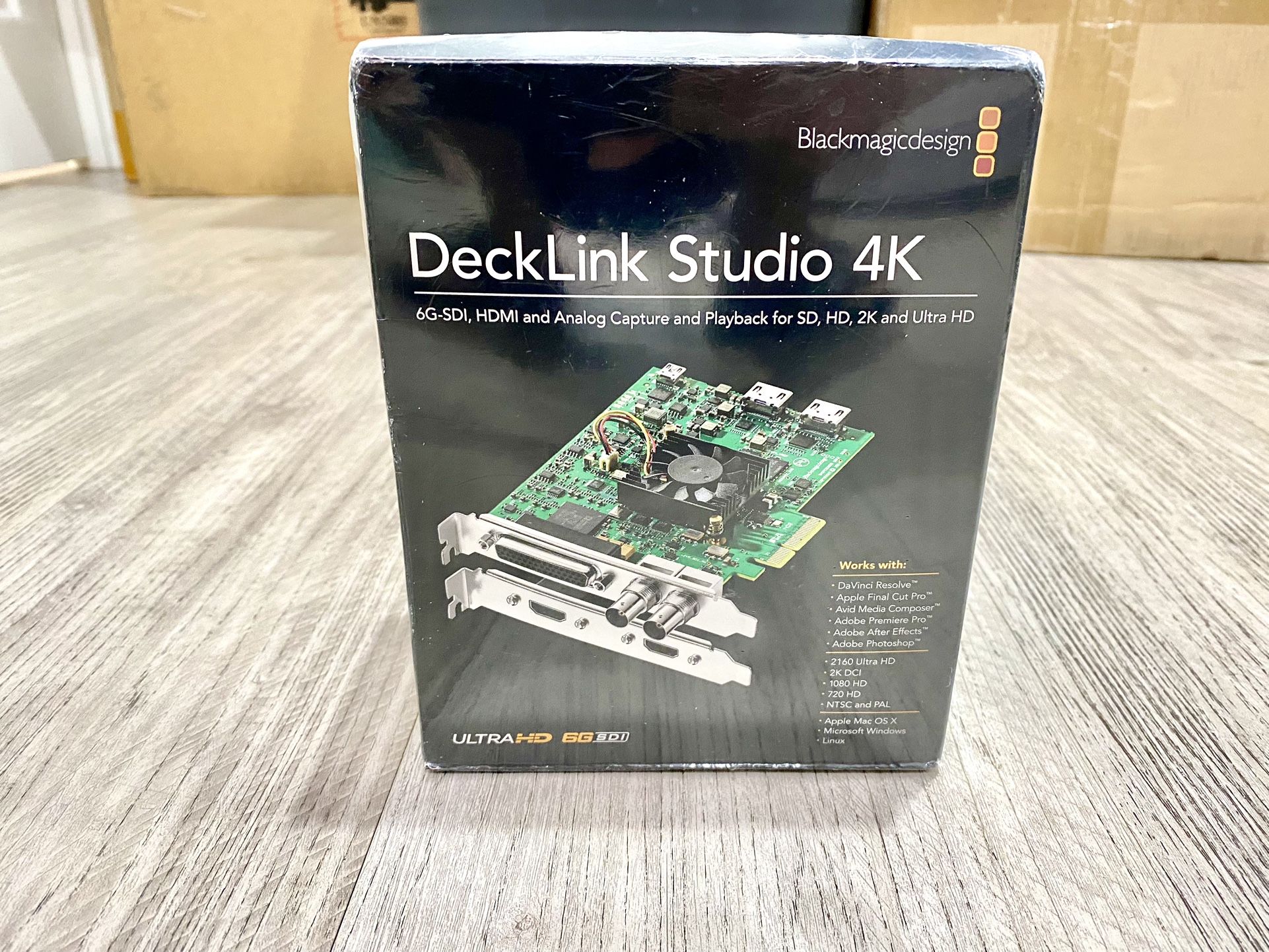 Decklink Studio 4k Capture Blackmagic Decklink Sdi 4k Blackmagic