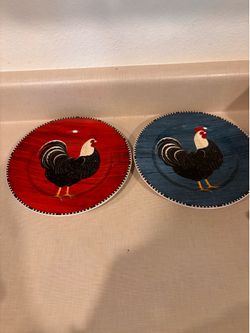 2-8” chicken. Plates