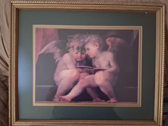 Framed Cherub Angels Art Print
