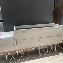 Vanity Drawer With Side Cubby Drawer