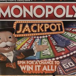 Monopoly Jackpot Board Game 