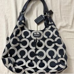 black and tan coach bag