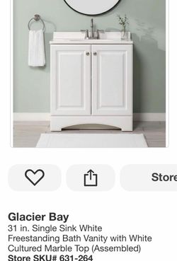 Bathroom vanity 31”
