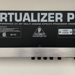 Behringer DSP2024P Virtualizer Pro 24 Bit Multi-Engine Effects Processor - Rack Mountable