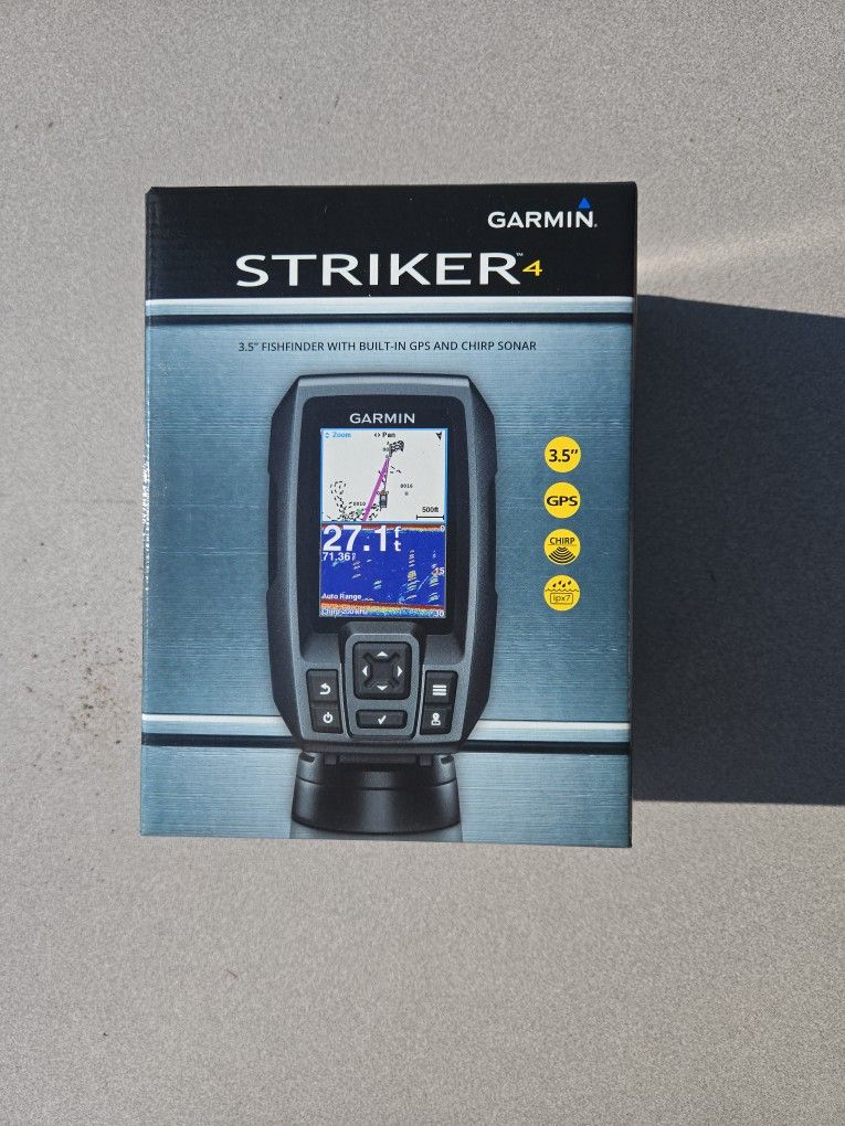 Garmin Striker4 3.5" Fishfinder With GPS And Chirp Sonar