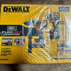 Dewalt 20v Flex Volt Advantage 2 Tool Combo Kit 