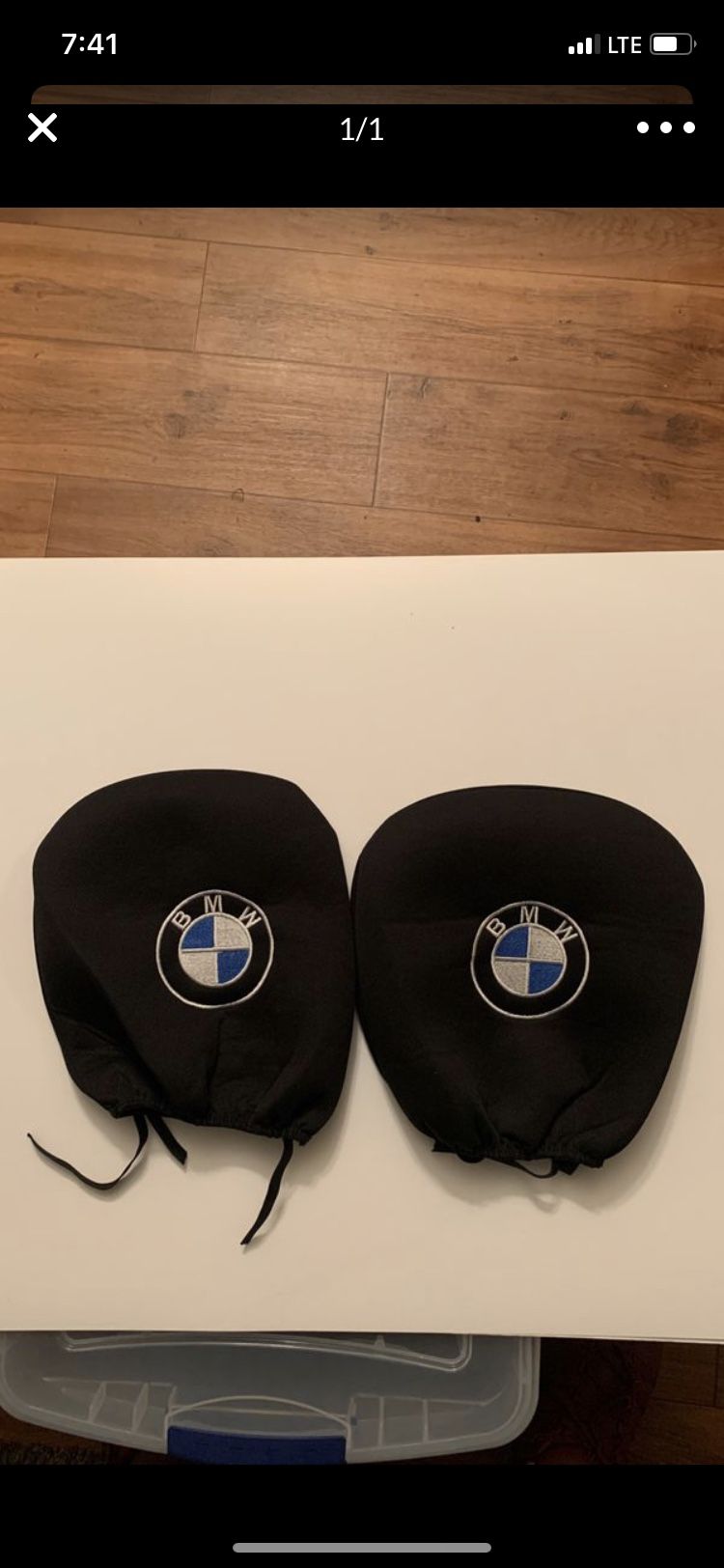 BMW headrest Cover