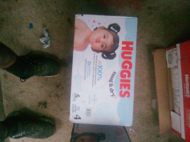 Diapers In Good Condition Never Used Asking For 80 Half Of 160 All