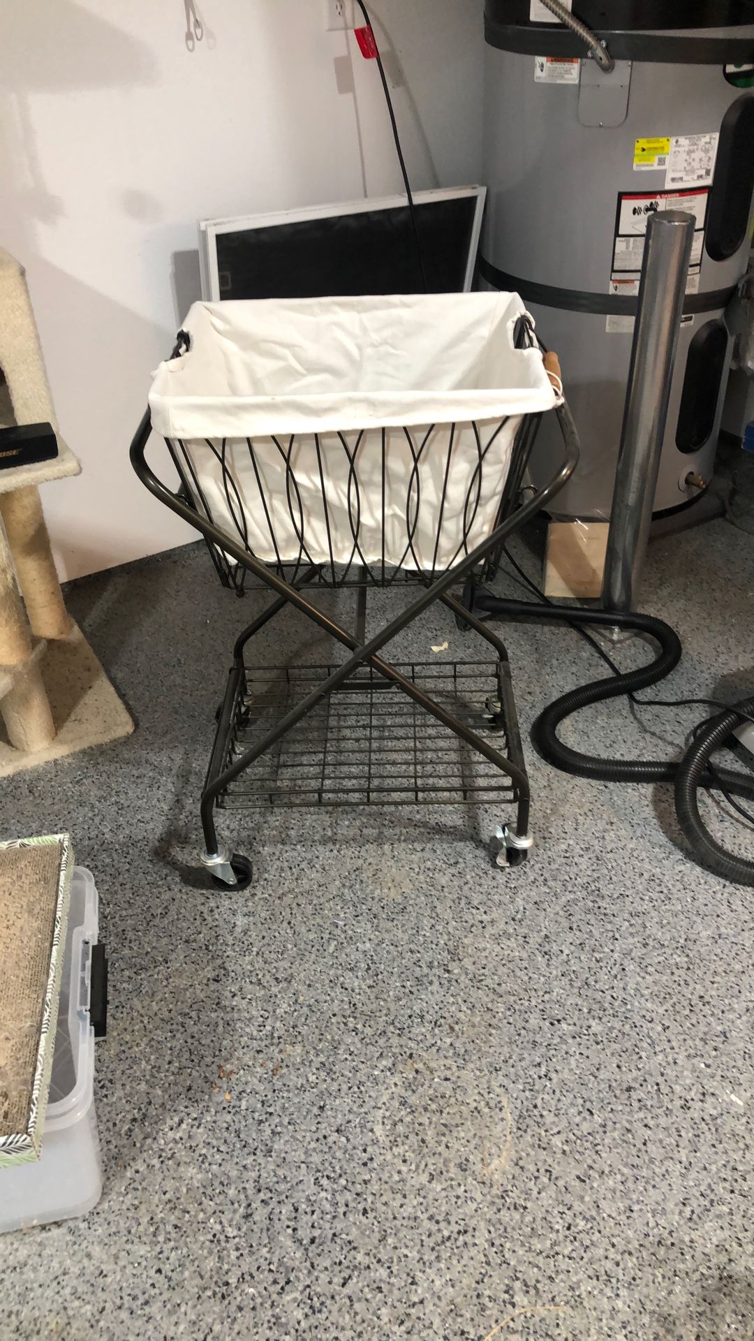 Laundry Cart With Basket