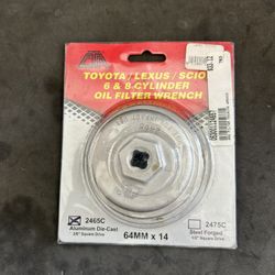 Toyota/lexus/scion   6&8 cylinder Oil Filter Removal Tool