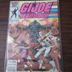 Gi Joe Yearbook Comic Book Snake Eyes