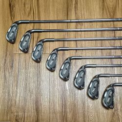 Ping Zing Black Dot Golf Irons 3 - PW set with Steel KT-M Shafts - Matching Serial Numbers