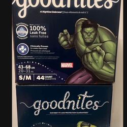 Goodnights Nighttime Underware $20 Each Pack Or 2/$35