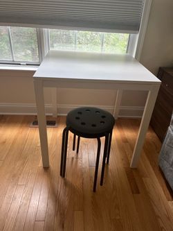 IKEA table and stools