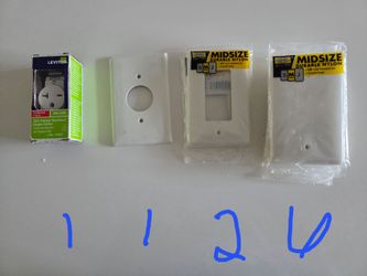Outlet and wall plate covers