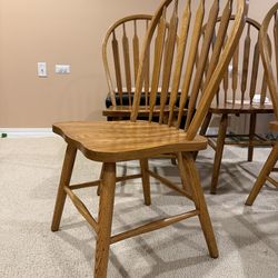 Classic Oak Dining Chairs