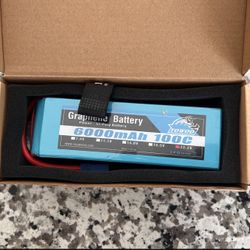 Yowoo 6S 100C 6000mAh 22.2V Lipo Battery with EC5 Plug RC Graphene Lipo for Arrma Mojave EXB Mikado LOGO500 Align T-REX550 600GAUI X5 Outrage 550 Hiro