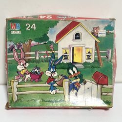 Vintage Tiny Toon Adventures 24 Piece Puzzle Milton Bradley MB