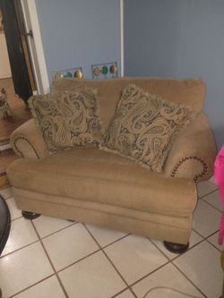 Oversized couch chair loveseat