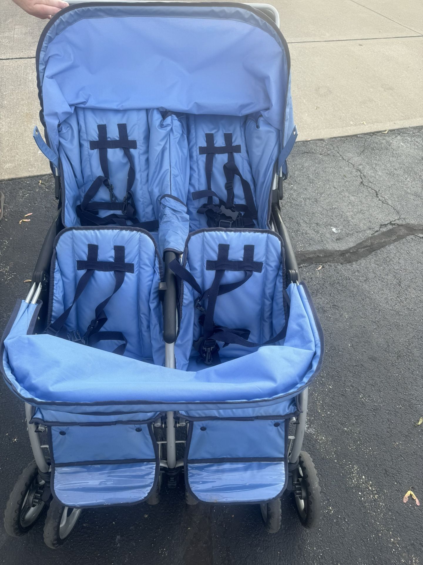 Foundation Quad Stroller And Evenflo Double Stroller