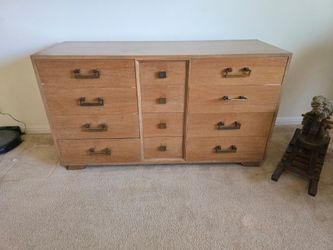 MCM heavy 12 drawer dresser