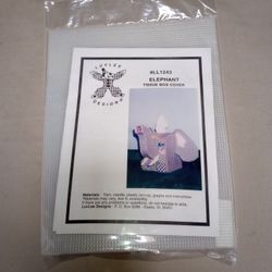 Plastic Canvas Elephant Tissue Box Cover Kit