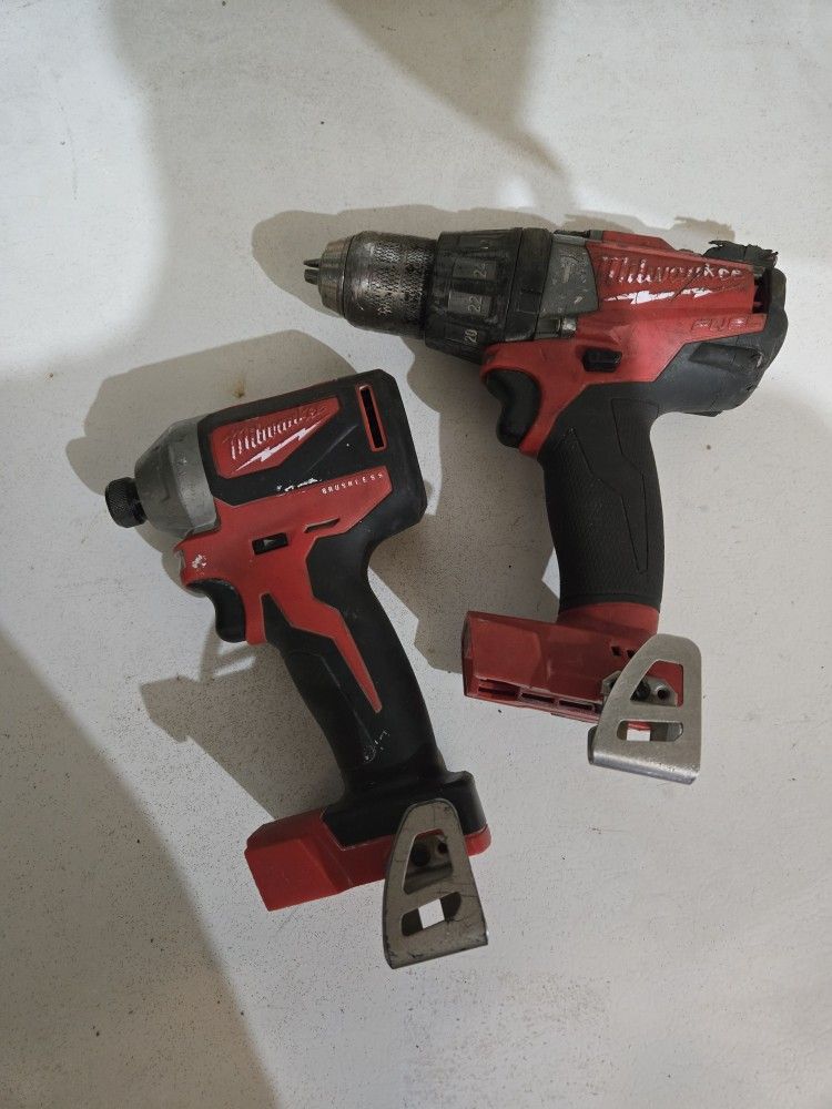 Milwaukee 18v Brushless Drill And Driver Set
