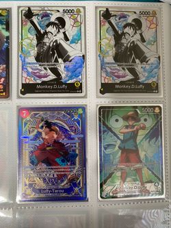 One Piece TCG Monkey D. Luffy Card Lot