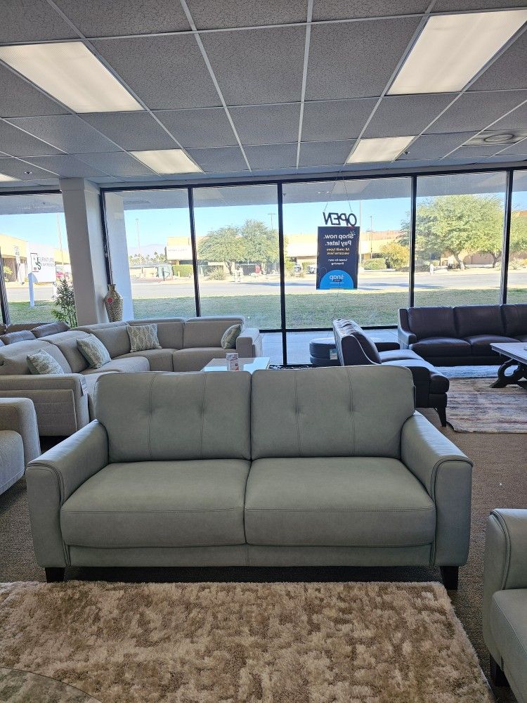 Top Grain Leather Sofa- Ashlinn