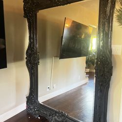 Giant Black Gothic Mirror 