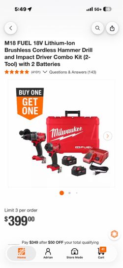 Milwaukee Impact/Drill Set
