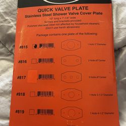 Pasco Quick Valve Plate